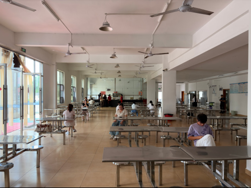 道县分考场园区食堂实景